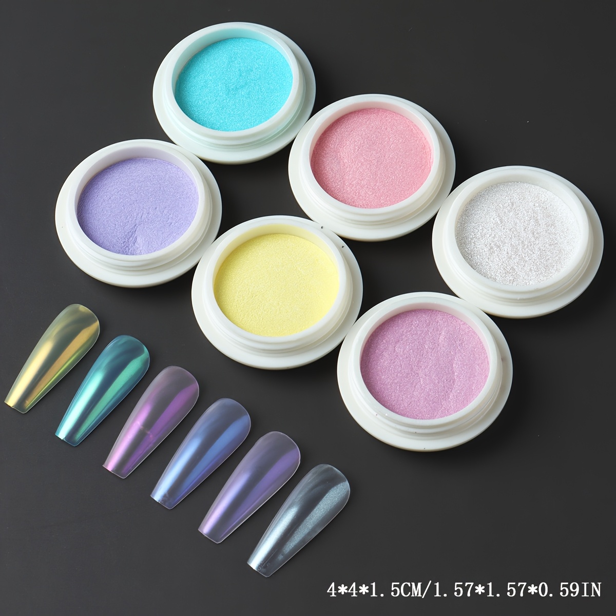 Mermaid Pigment Aurora Hologram – Holografisches Glitzerpigment Für Nails – Ca. 0,5 G