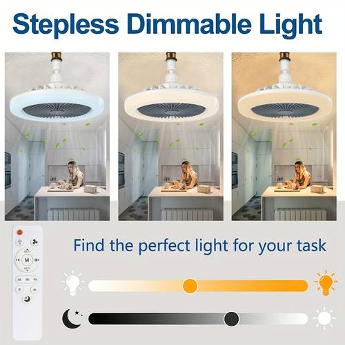 ceiling fan light with light and remote decor adjustable in all directions e26 base ceiling fan light fan adjustable in 3 levels 3 colors 3000 6500k dimmable intelligent led light with timed night light function