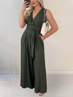 ärmelloses damen-jumpsuit