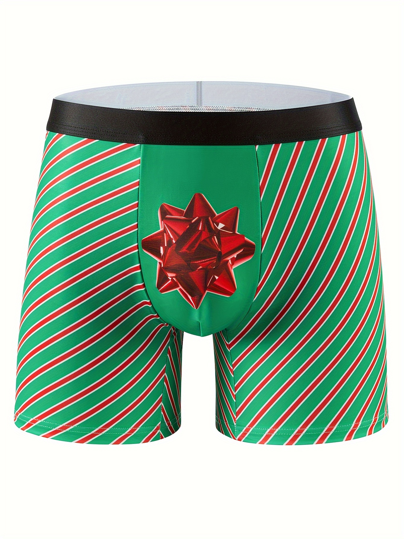 Men's Plus Size Long Boxer Briefs Fashion Novelty Boxer - Temu Canada