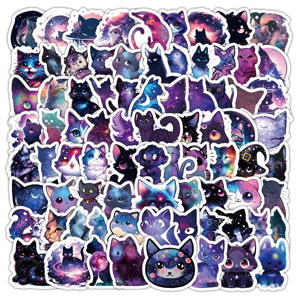 Image of 50pcs Of Starry Series Suitcase Graffiti Stickers For Phone Cases, Laptops, Helmets, Skateboards, Decorative Stickers