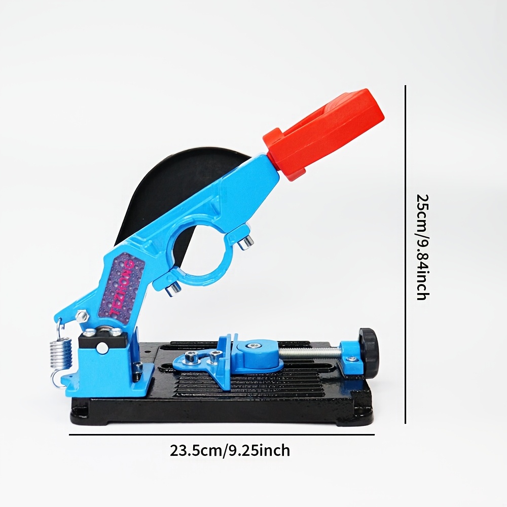 support 2-en-1 pour meuleuse & perceuse avec base en fonte robuste, convient aux meuleuses de 4 - idéal pour les   de bricolage à   détails 2