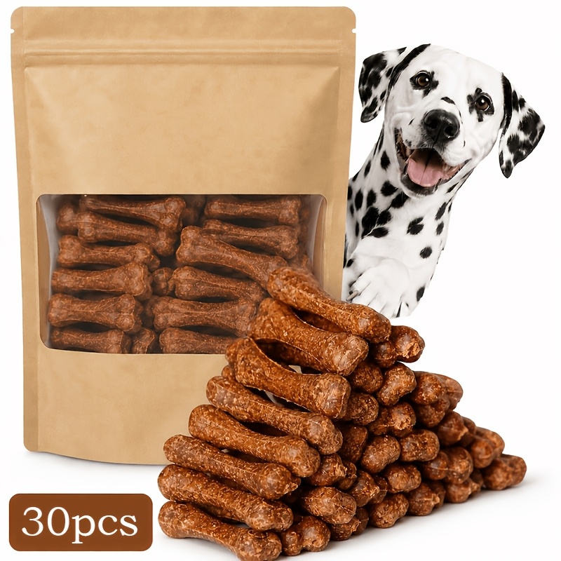 TEMU 30-pack Dog Chew Teething Sticks, Suitable For Small To Large Puppies, Chew Toys For Cleaning Teeth