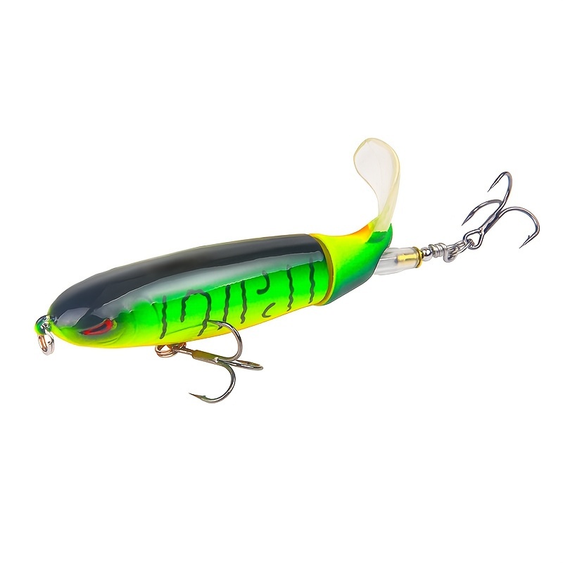 Image of Takami 1pc Propeller Surface Fishing Lure, 13g Hard Plastic Bait With Realistic & Treble Hooks, 10 Vibrant Colors For Freshwater & Saltwater Angling, Fishing Bait