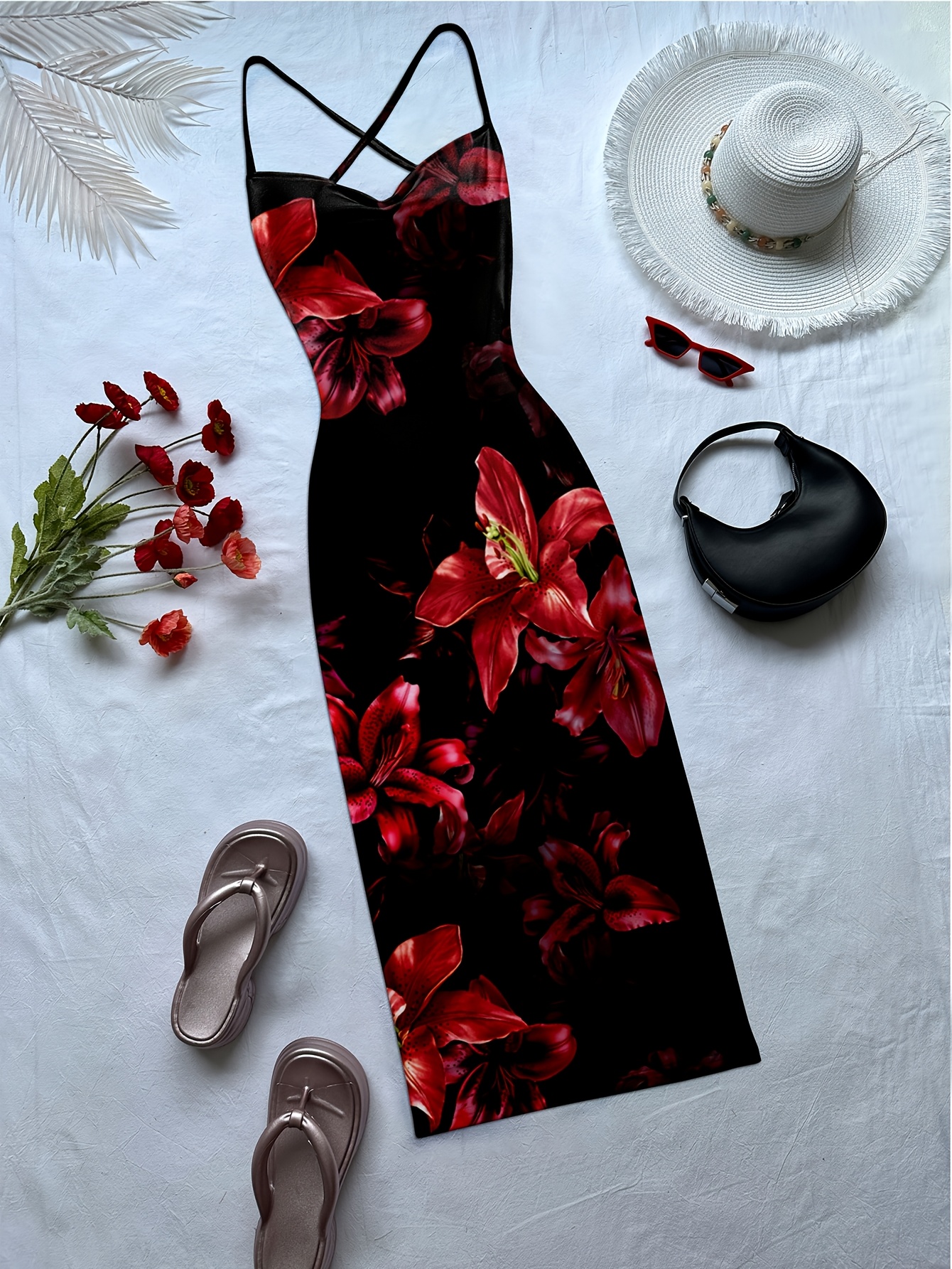 womens stretchy fit maxi dress suitable boho bodycon - Temu Bahrain
