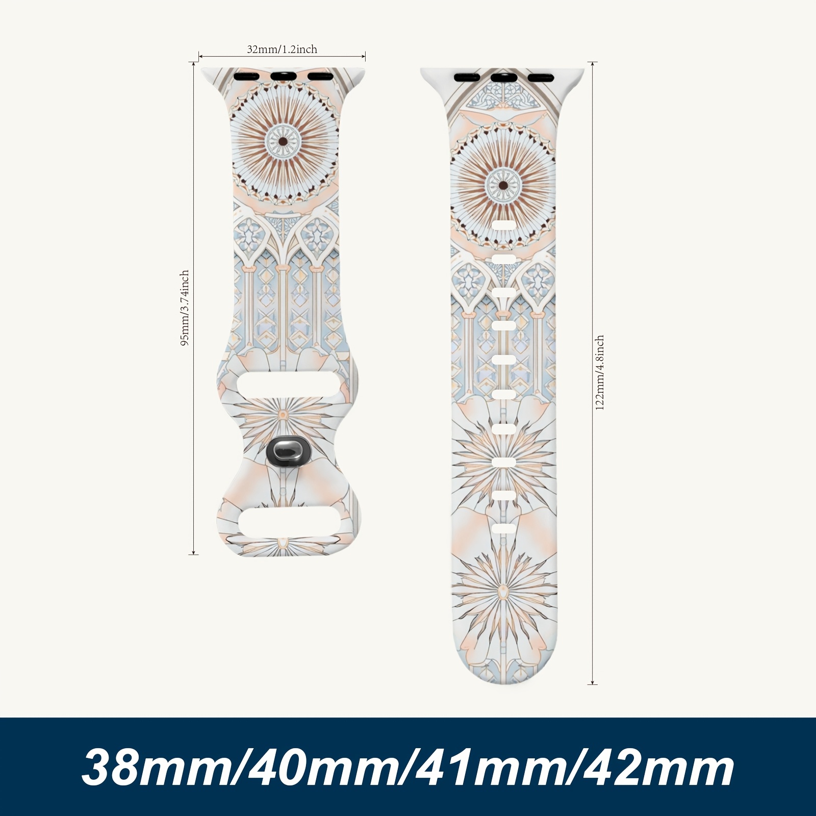 E-shop Für Damen/Herren Uhrenarmbänder Uhrenserie 5/6/7 Dressy SE1/2 Ultra1/2/3 Smart Stretchy Bunte Designer Apple Silikonarmbänder Schnelltrocknend