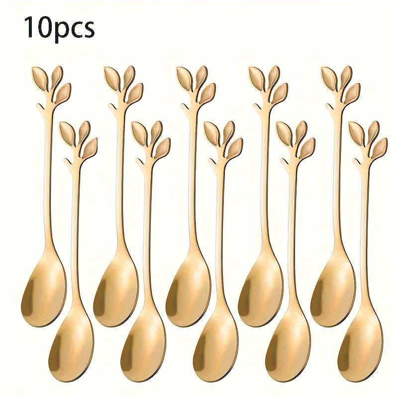 

10pcs Steel Spoon Set - For , , & - For , , Restaurant Use
