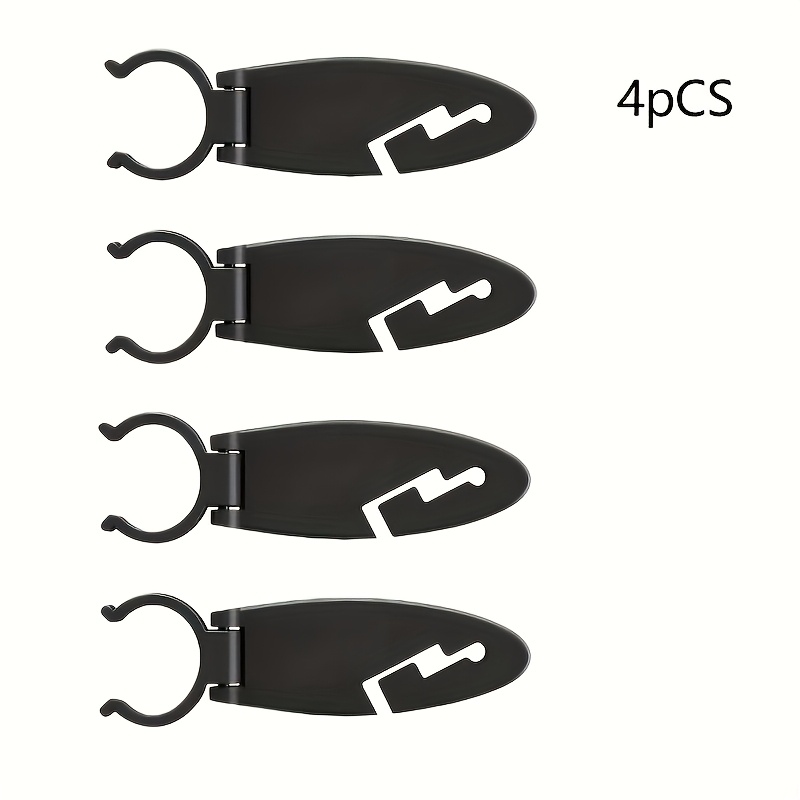 TEMU Lot de 4 pinces polyvalentes pour planche à pagaie, support d'équipement SUP en ABS durable, pinces d' portables pour pagaie, bouteille d'eau,