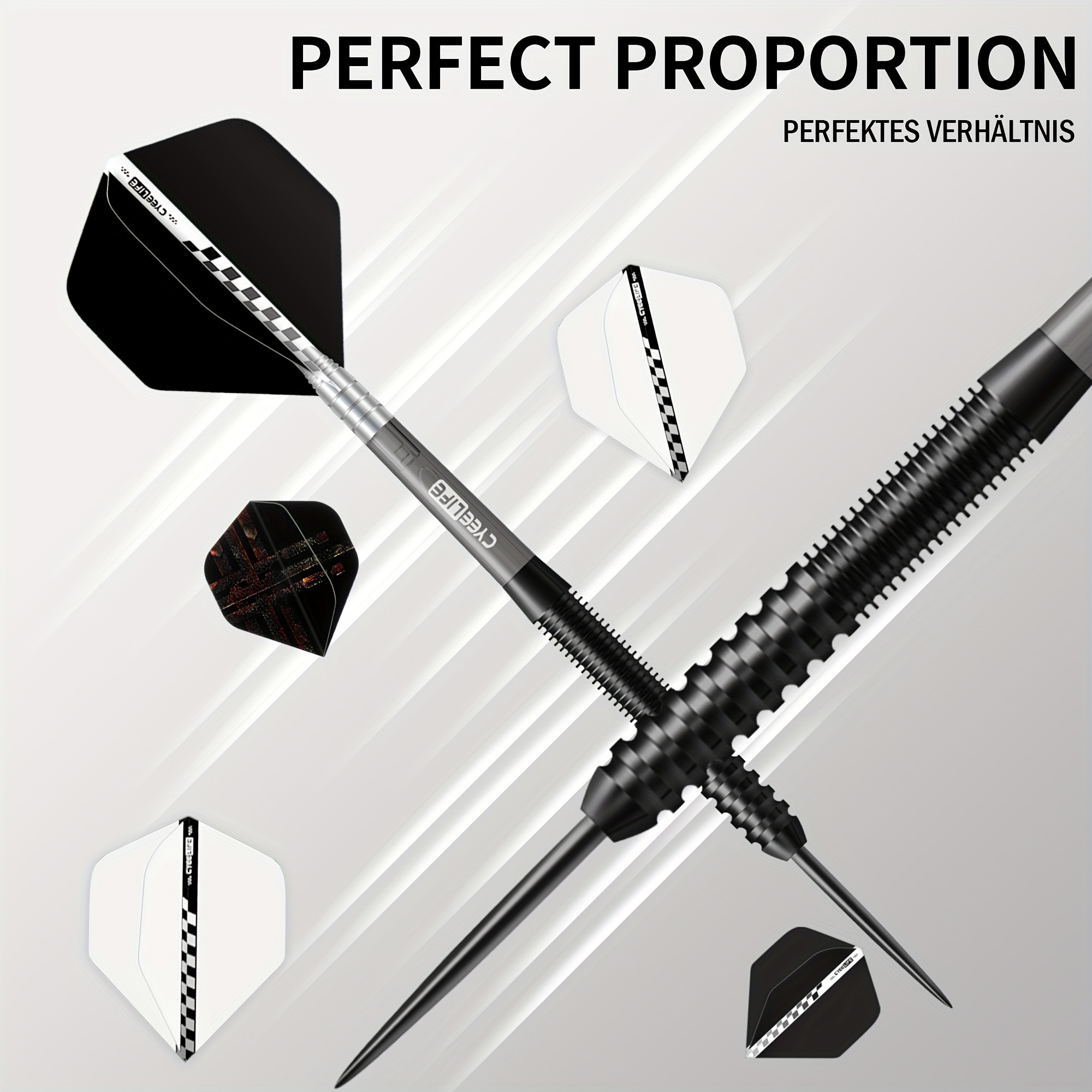 26G Hard Metal Dartpijlen (Totaal Gewicht 28.3G) voor Professionele Competities en Thuisgebruik