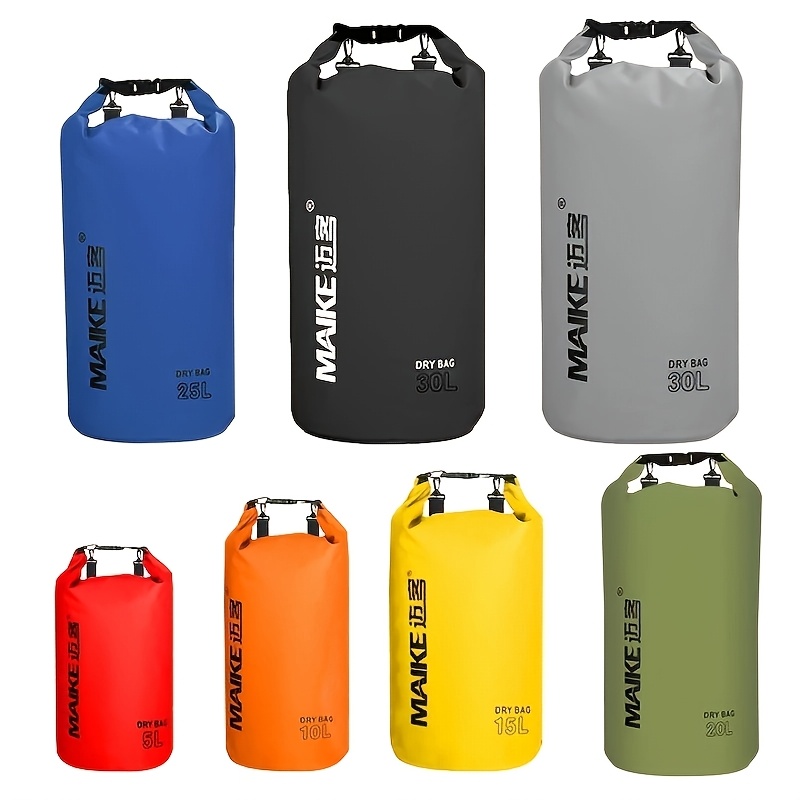 

Waterproof Floating Dry Bag Backpack - 5l To 30l Sizes, Roll- For Kayaking, Rafting, Boating, Swimming, Camping, Hiking, Beach & Fishing - Pvc Material