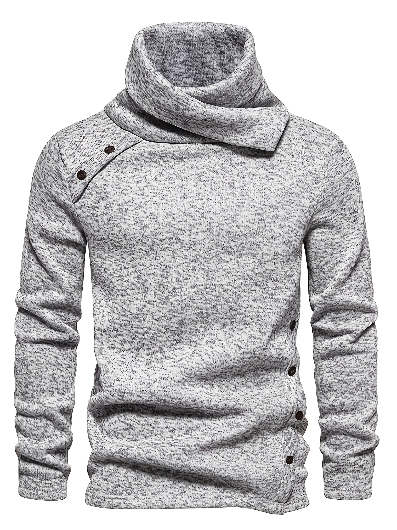 Button-Up Long Sleeve Casual Sweater