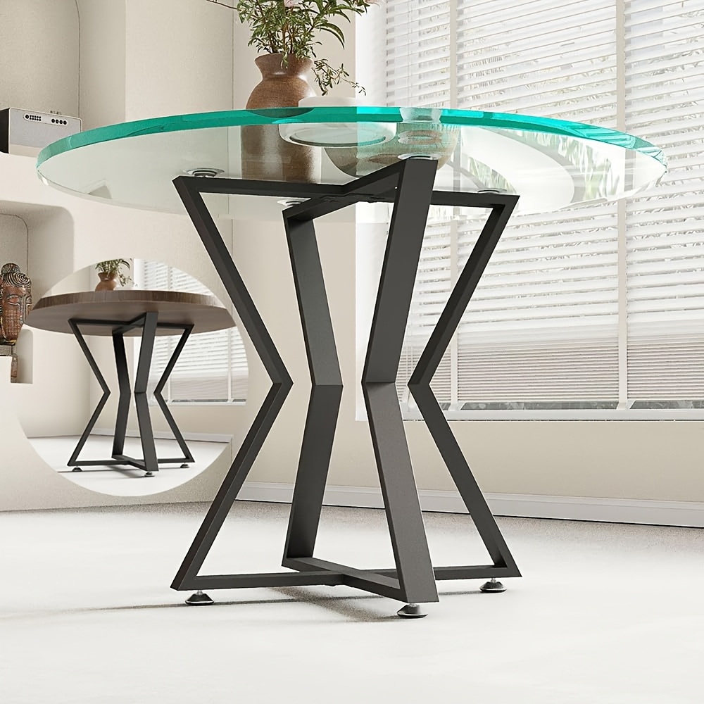NWHJ Base per Tavolo a 4 Gambe in Legno, Telaio per banco Lavoro Rettangolare per Tavolo da conferenza, Tavolo da Pranzo, tavolino, con Hardware di Montaggio
