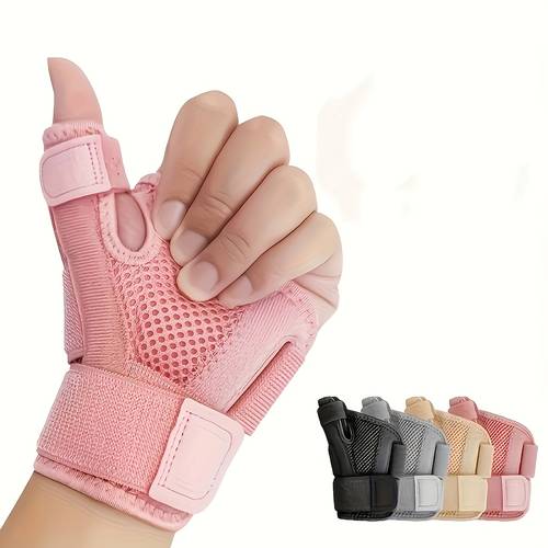 photo de l'article Attelle de soutien réglable pour pouce et poignet - Ajustement respirant et confortable - Conception unisexe adaptée à un usage quotidien - Disponible en différentes couleurs