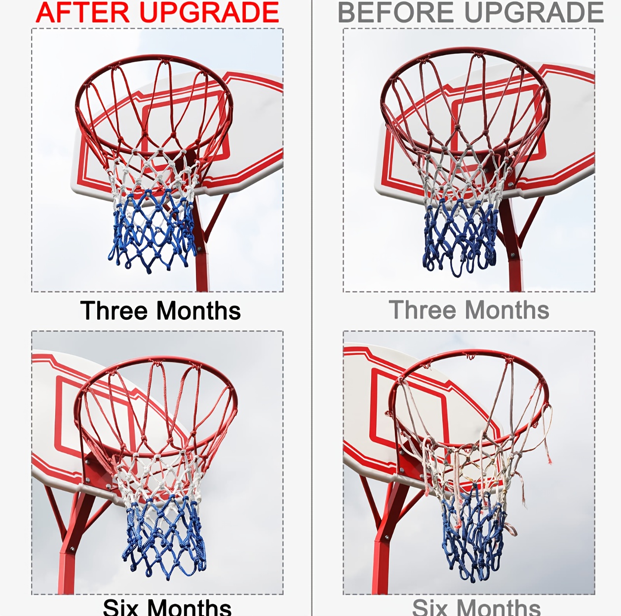 premium basketball net designed for international competition durable and high quality details 2