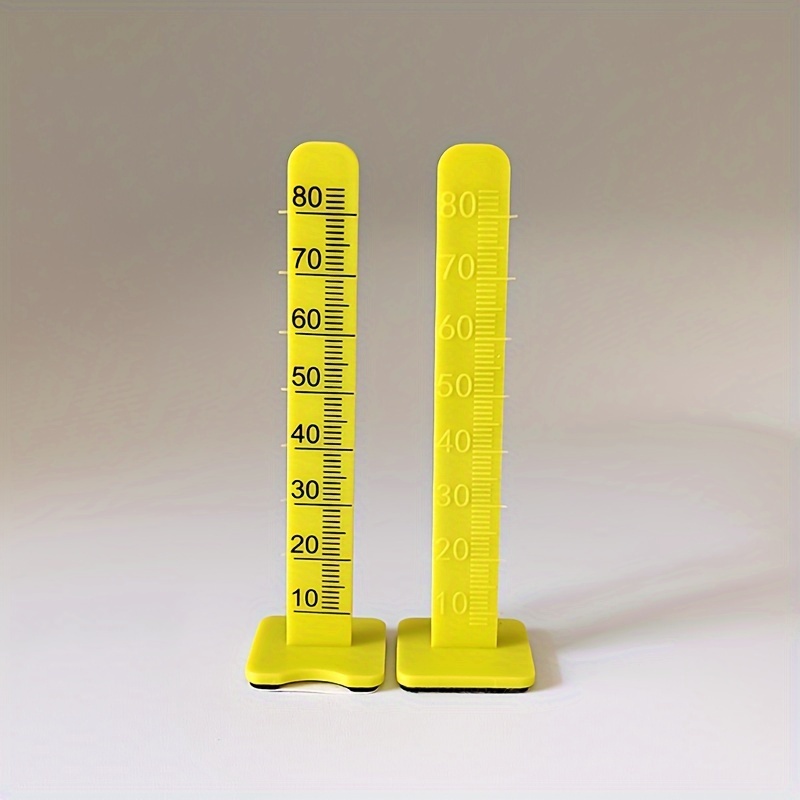 

[popular ] Yellow Self-adhesive Cement Level Pins, 8.4cm Concrete Floor Pegs With 3.5" Measurement Range, High For Precise Pouring