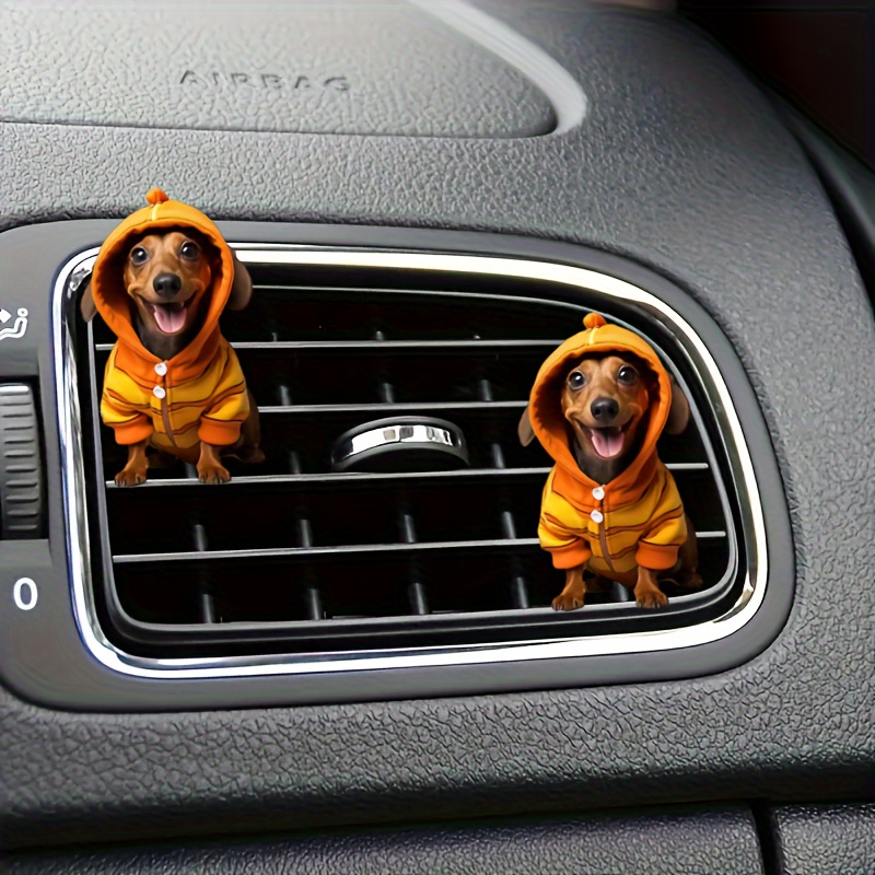 

Dachshund-themed Car Vent Clip Air Freshener - Scented Car Accessory For Fresh & Fragrant Interior