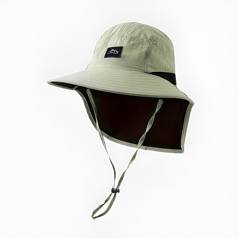 TEMU 1pc Of New Outdoor Bucket Hat, Suitable For Fishing, Travel, Outdoor Camping, And Long - Street Style, The Gift