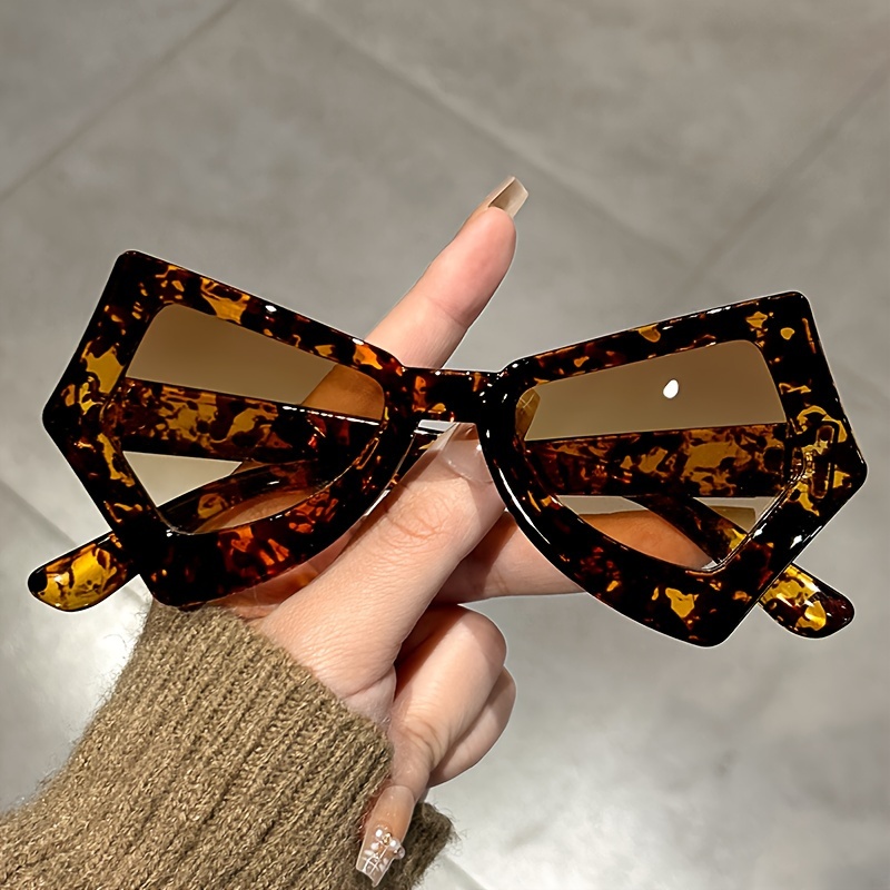 y2k cat eye futuristic fashion glasses protection - Temu display picture 2