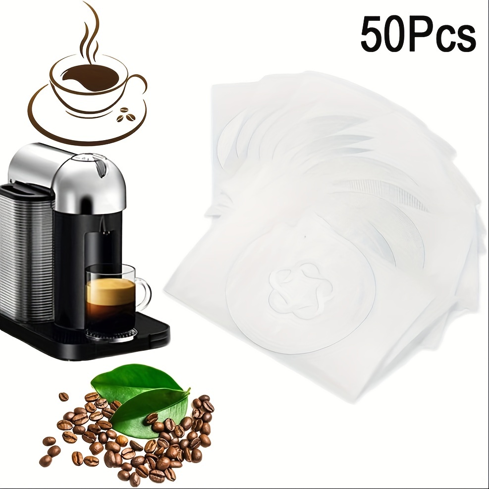 5pcs Reusable Vertuo Pods Refillable Coffee Capsules Vertuo Capsule for  VertuoLine Refill Vertuoline Pod Compatible with Nespresso Vertuo 150/230  ml