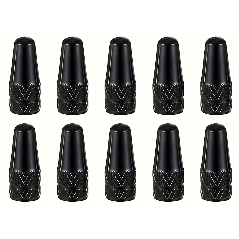 10-pack Aluminum Alloy Bicycle Tire Valve Caps, Mtb Road Bike Valve Covers, Road Mtb Dust-proof Valve Caps