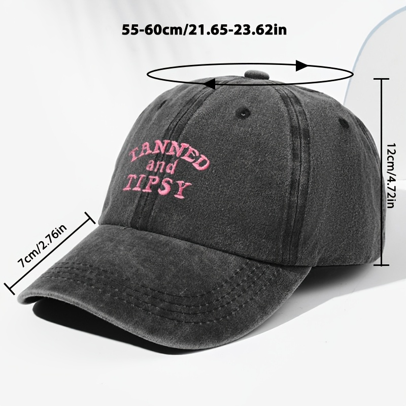 unisex embroidered washed vintage - Temu display picture 1