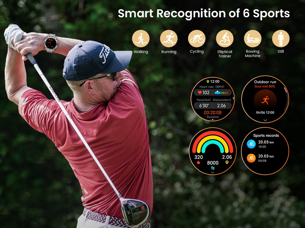 Le KOSPET TANK T3 Ultra2 est une montre intelligente GPS conçue pour les hommes, dotée d'une boussole, d'un altimètre et d'un capteur de pression barométrique. Elle prend en charge six systèmes de positionnement satellitaire et dispose d'une batterie de 470 mAh qui peut durer jusqu'à 60 jours. Avec une armature robuste en acier inoxydable.