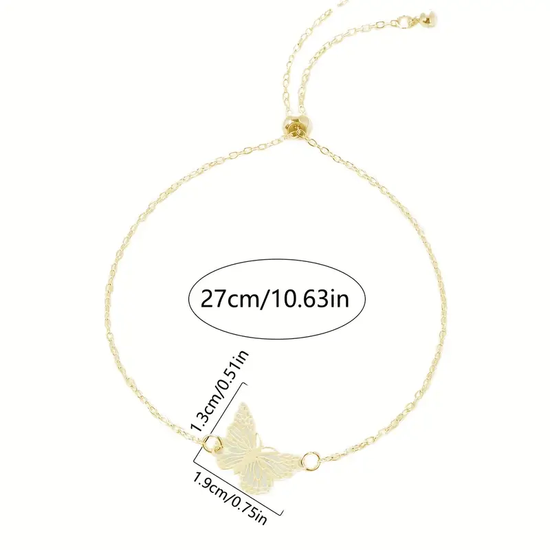 1pc glow in the dark adjustable bracelet for women cute elegant resin silvery plated jewelry daily wear parties and holidays ideal mothers day valentines day gift jewelry Product details 5