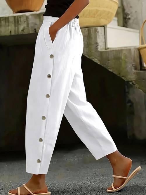 immagine dell'articolo pantaloni alla casual a con più bottoni - pantaloni casual 0427