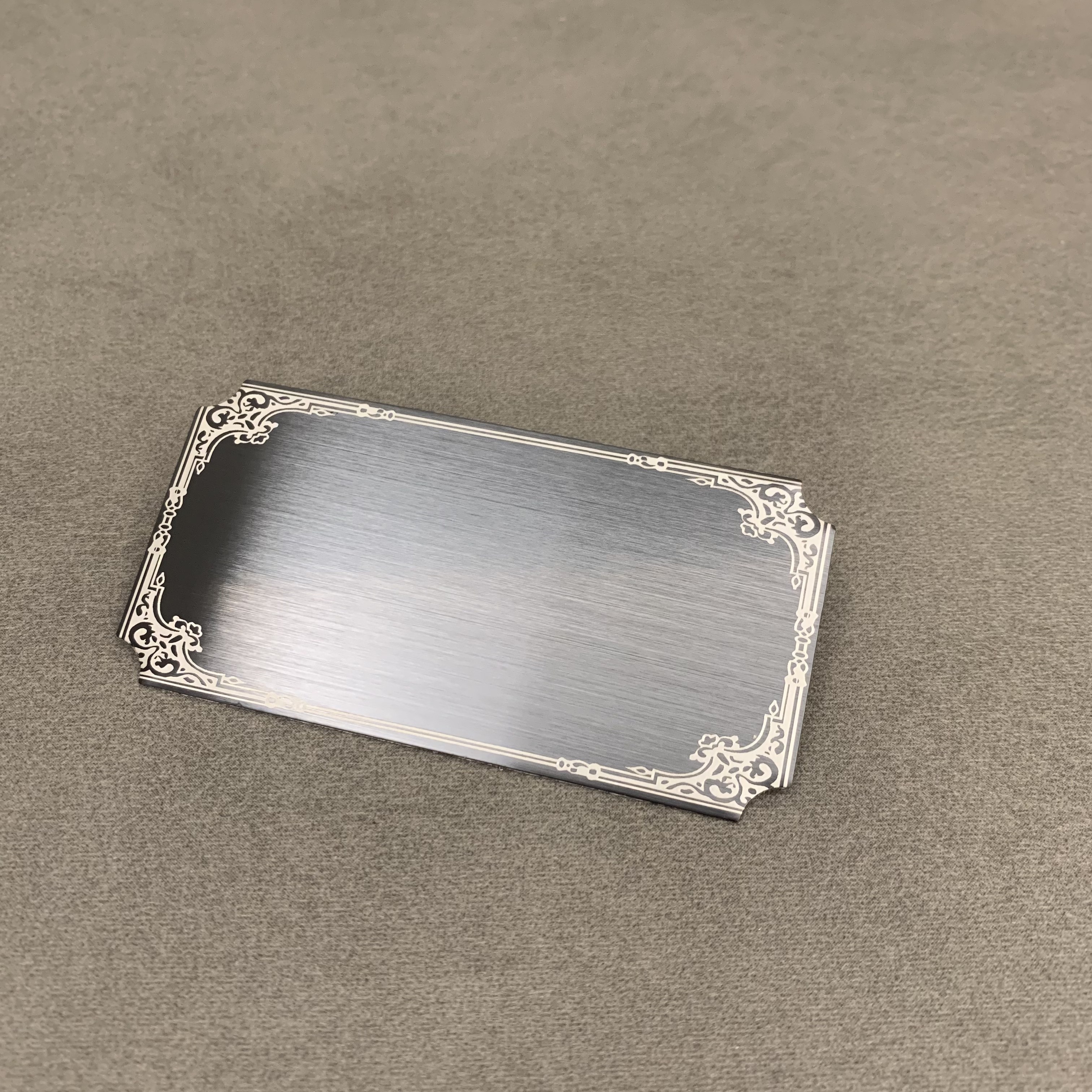 TEMU {customized} Personalized Metal Nameplate, Laser Engraving, Can Customize Any Text, Adhesive Nameplate, Suitable For Any , Retro Pattern Metal