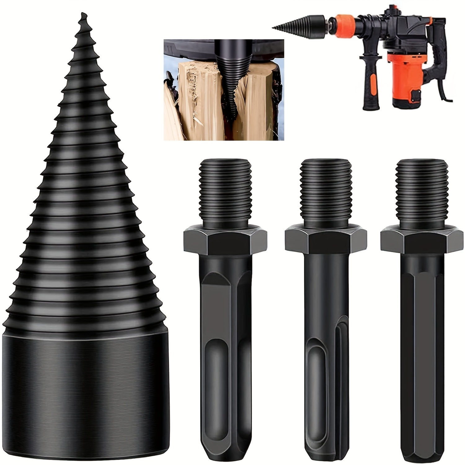 

-duty Bit Set - Steel, Round, & Hex For