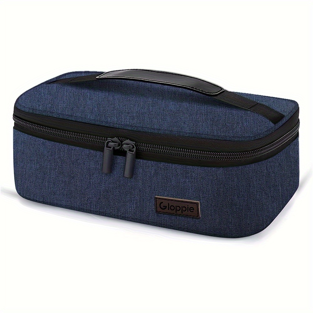 

1pc, Small Lunch Bag For Men Women Insulated Lunch Box Mini Lunchbox Thermal Lunch Boxes Adult Portable Cooler Bags Reusable Snack Bag Blue