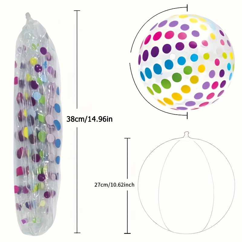 Rainbow Beach Ball Set for Summer Fun
