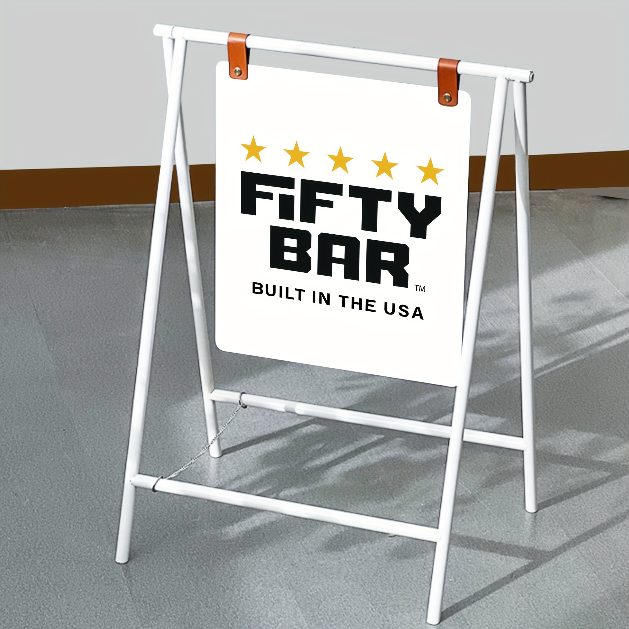 

Customizable Metal Sign Stand: Foldable, Portable, And Suitable For Any