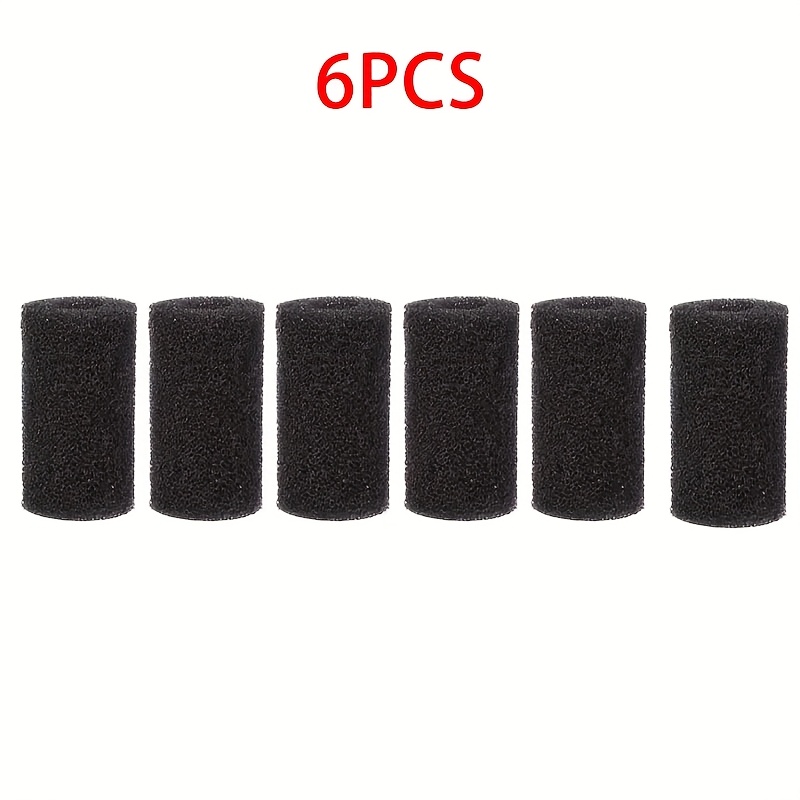 TEMU 6pcs Aquarium Pre-filter Sponge Suitable For Fish Tank, Filter Foam With Flow Inlet For Small Fish/shrimp, Compatible For Fish Tanks (no Electronics)