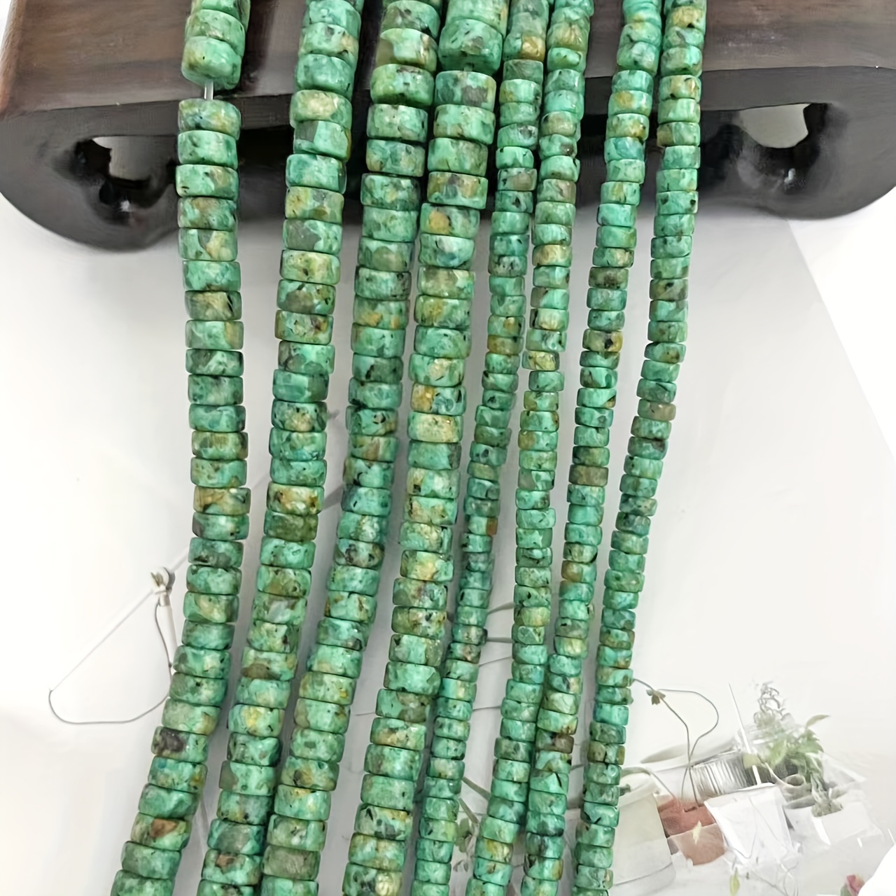 18cm Natural African Pine Bohemian Loose Bead Bracelet