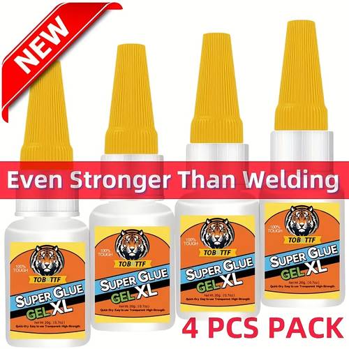 4 pack super fast drying 10 second quick bonding multi purpose for wood ceramic glass heavy duty repairs welding 20g