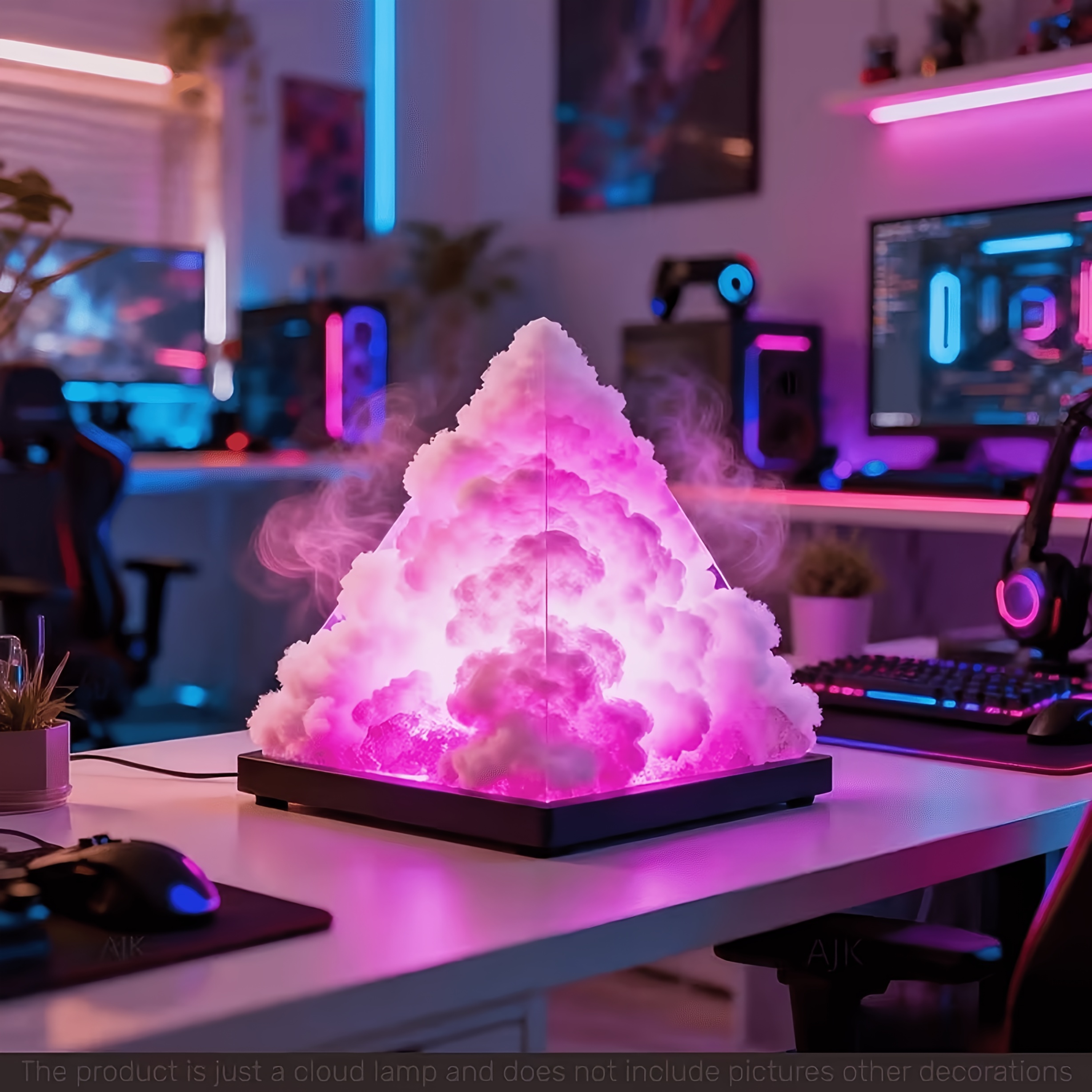 Pyramid Shape Cloud Atmosphere Light, RGB Multicolor LED