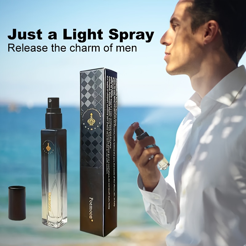 TEMU Hot Sale Men's Spray Perfume, Romantic Fragrance Enhanced Cologne Perfume Spray, Eau De Perfume, Cologne Body Spray, To Carry, Show Male Charm,
