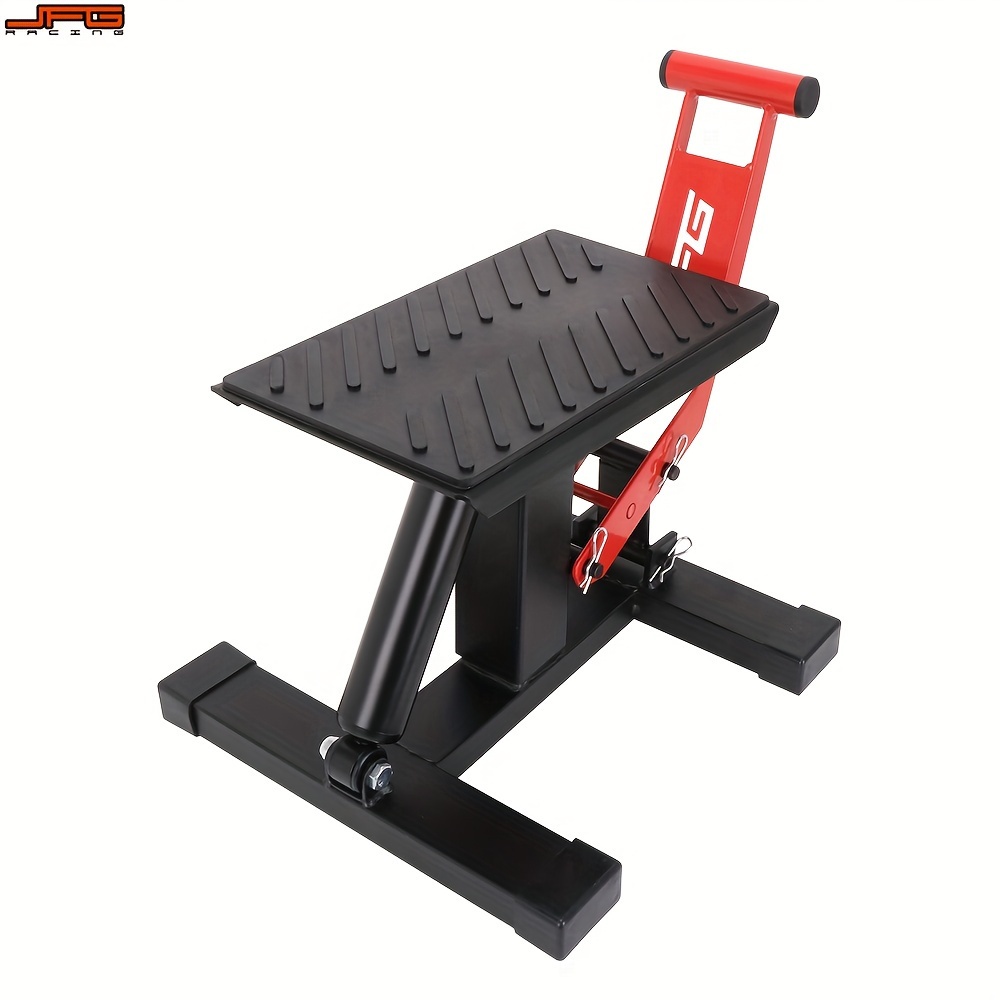 TEMU Jfg Bike Stand Motorcycle Adjustable Lift Table Height Lifting Stand Fit For Pit Bike Off Road Motocross