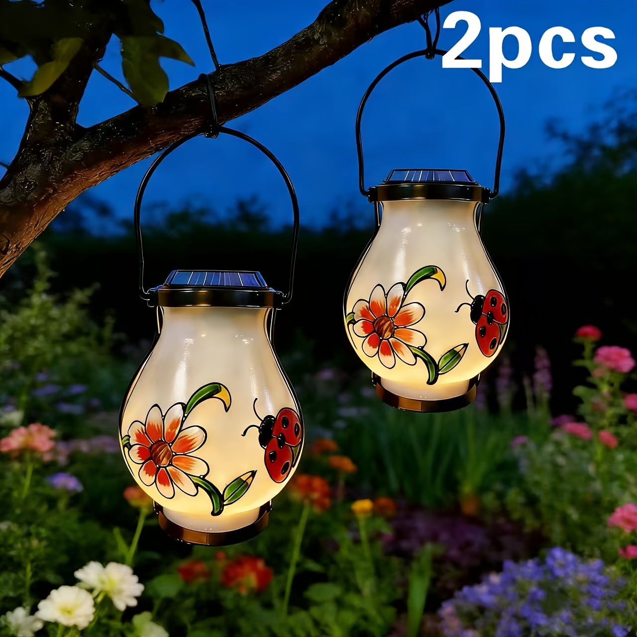 Temu – TEMU Hot Air Balloon Solar Lantern With Hanging Solar Lanterns Outdoor Lights Waterproof Lanterns Decorative Garden Patio Decor Wedding Decorations