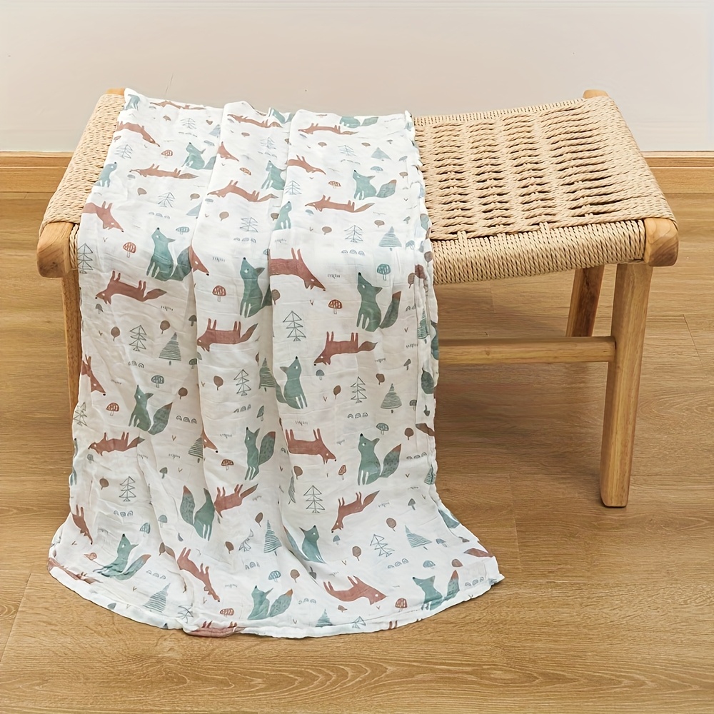 Happyflute Summer Bamboo Muslin Swaddle Blankets Set of 2