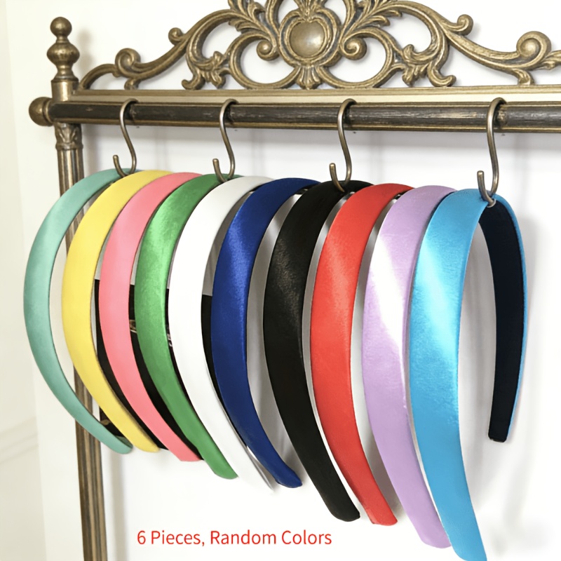 TEMU 10 Colors, 6pcs Elegant Acrylic Hair Clips (random Color). Narrow Design In 0.59 Inch, Handmade Women Hair Accessories For Daily Hairstyle