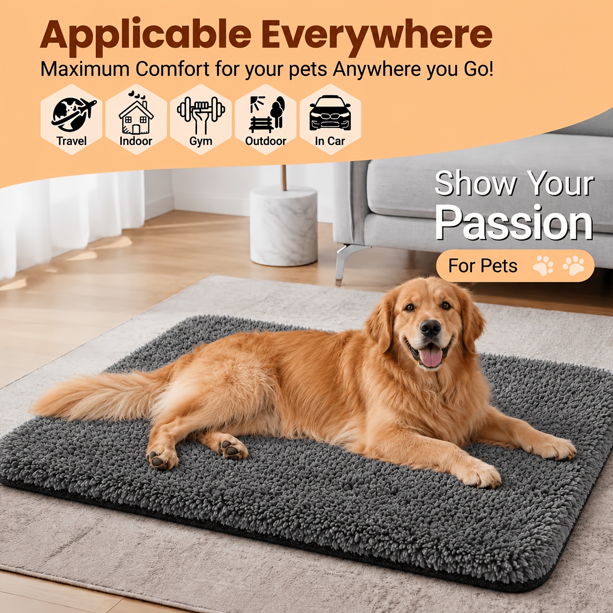 TEMU Tappetino Super Caldo per , Cuccia per /Inverno, Versione Aggiornata 2.0 con Tappetino Cuccia per e Tappetino per Cani - Rimovibile, Lavabile,