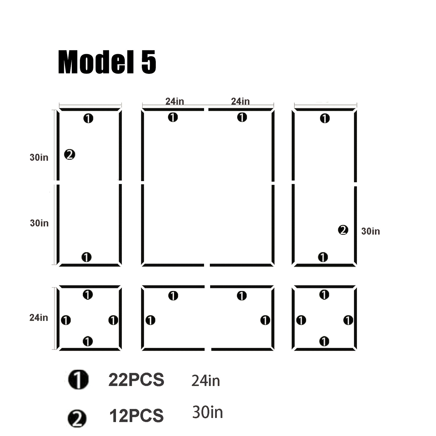 Image of 3 Sets Of Pre-cut Wall Panels, Assembly Wall Cladding For Interior Decoration, Living Room, Bedroom Walls, Door Frames, And Window Trim, White