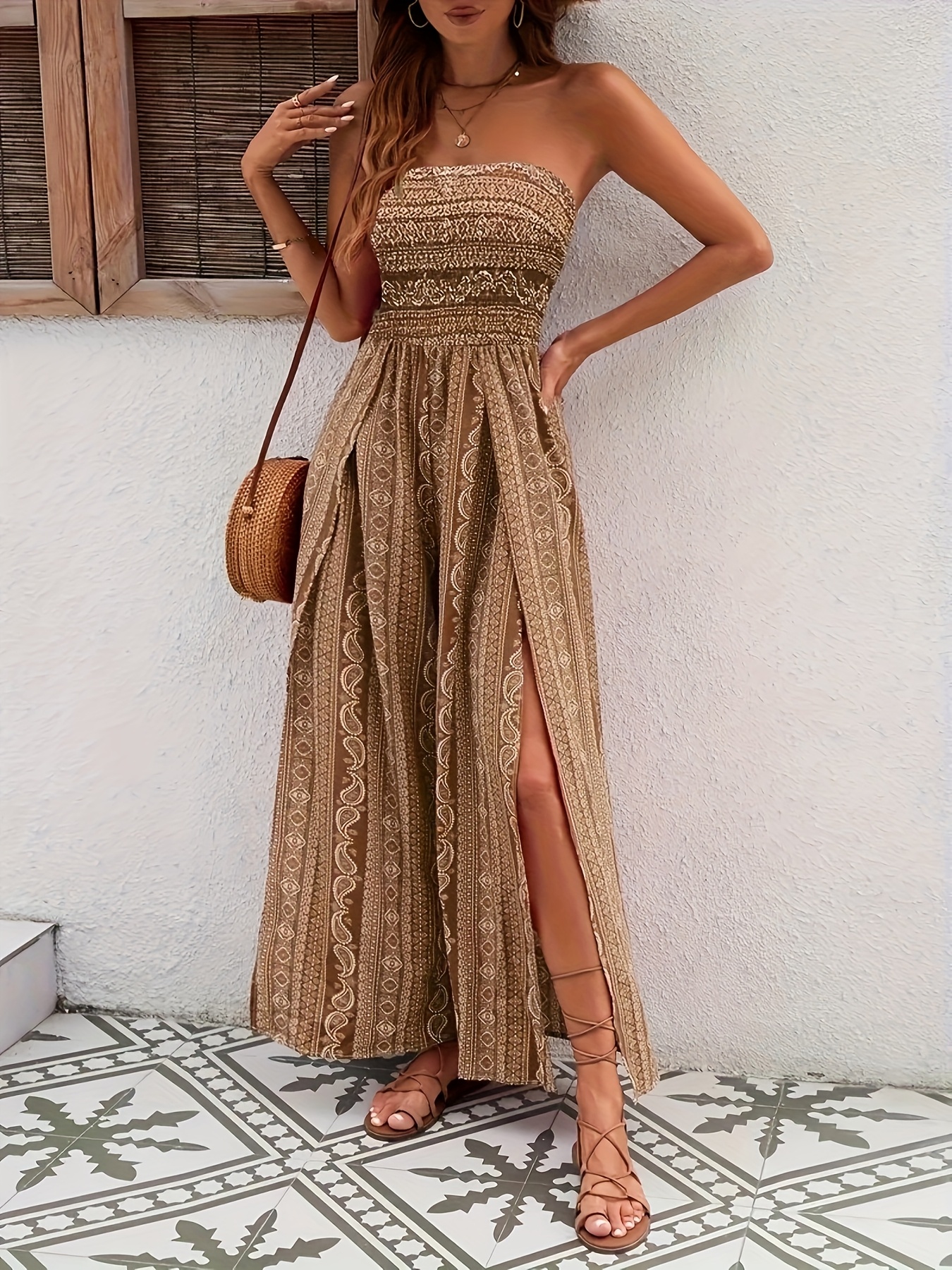 Boho Sommer Jumpsuit Damen
