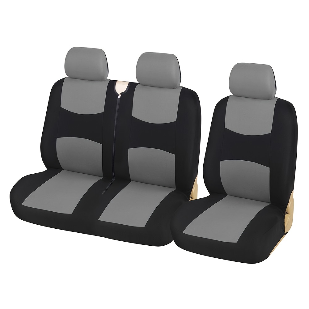 TEMU Fit Most Trucks Lorry Front Seat Covers Single Double Car Seat Covers For Single Driver And Double Passenger Seat 2 1 Seat Covers