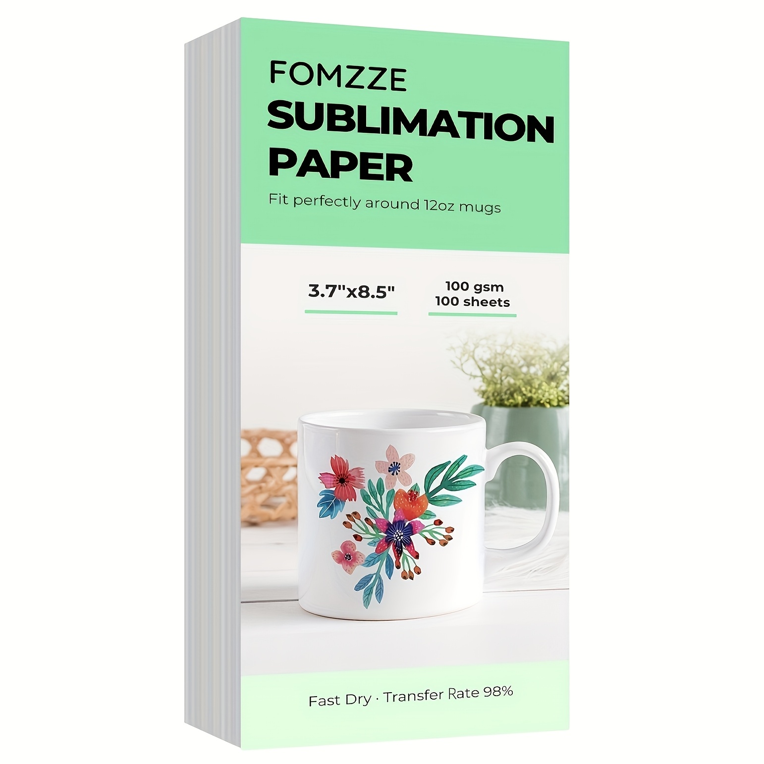 Free Shipping! A-SUB Sublimation Paper- 150 Sheets Heat Transfer Paper 13x19 Inch Compatible With Inkjet Sublimation Printer 105g