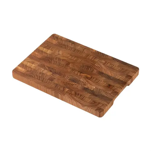 holiday gifts teak wood cutting boards for kitchen large size wood chopping board with hidden handles wooden charcuterie board for meat vegetables fruits