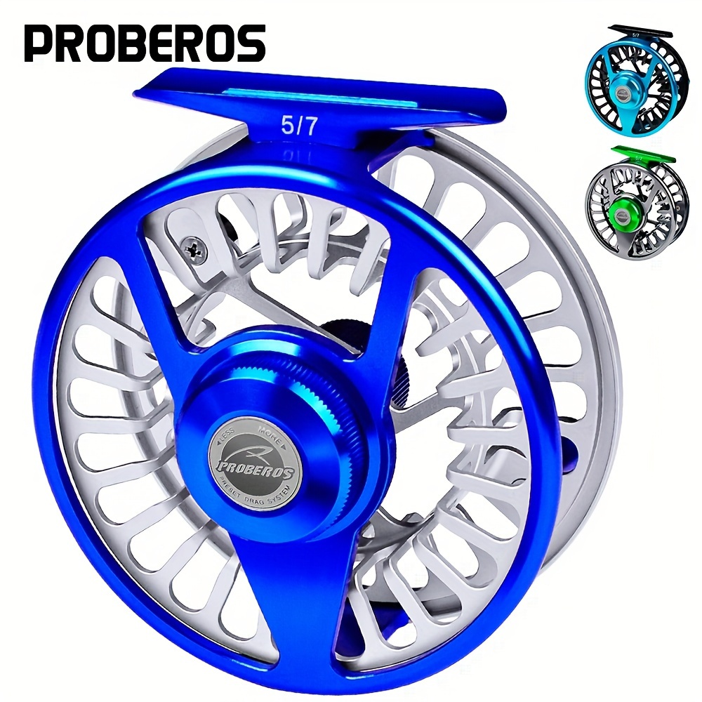 5/6 7/8 WT Large Arbor Fly Fishing Reel with Line Left Right Hand  Interchangeable Former Ice Fishing Wheel