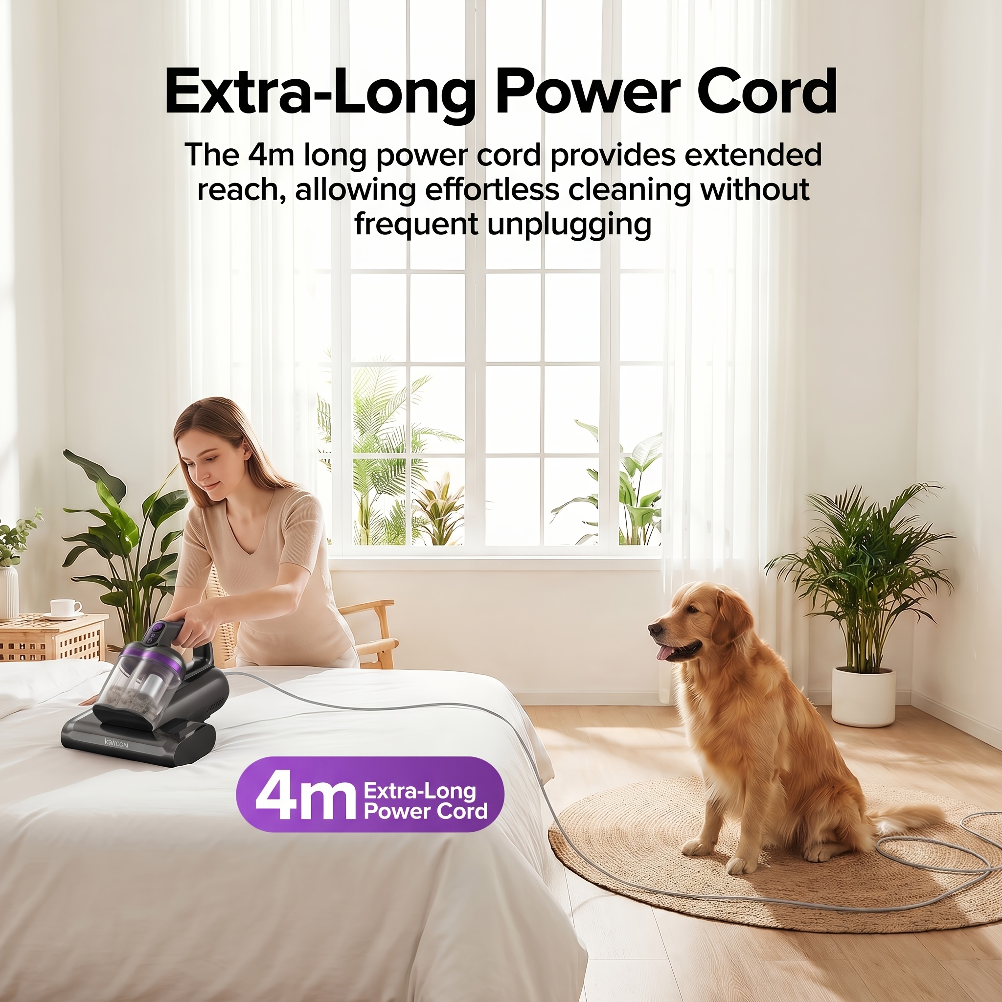 TEMU Lubluelu Bed Mattress Vacuum Cleaner 21kpa Handheld Vacuum, Vacuum Cleaner, Hepa Filter, Large Dust Cup, Filtration, Dirt System Hot Air Drying